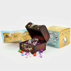 Pirat skattekiste m. 37 diamanter