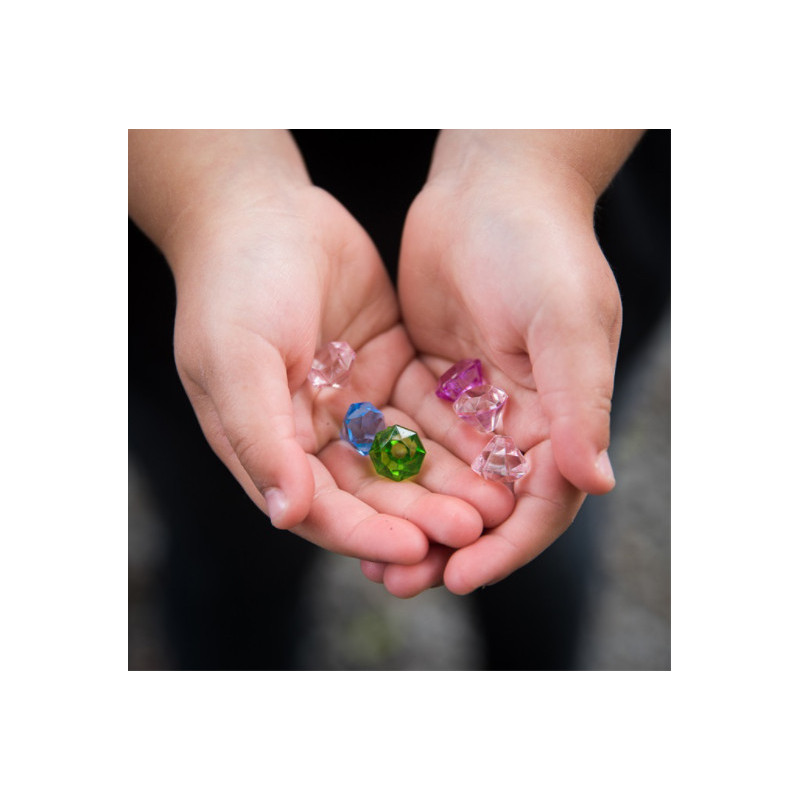 Pirat skattekiste m. 37 diamanter