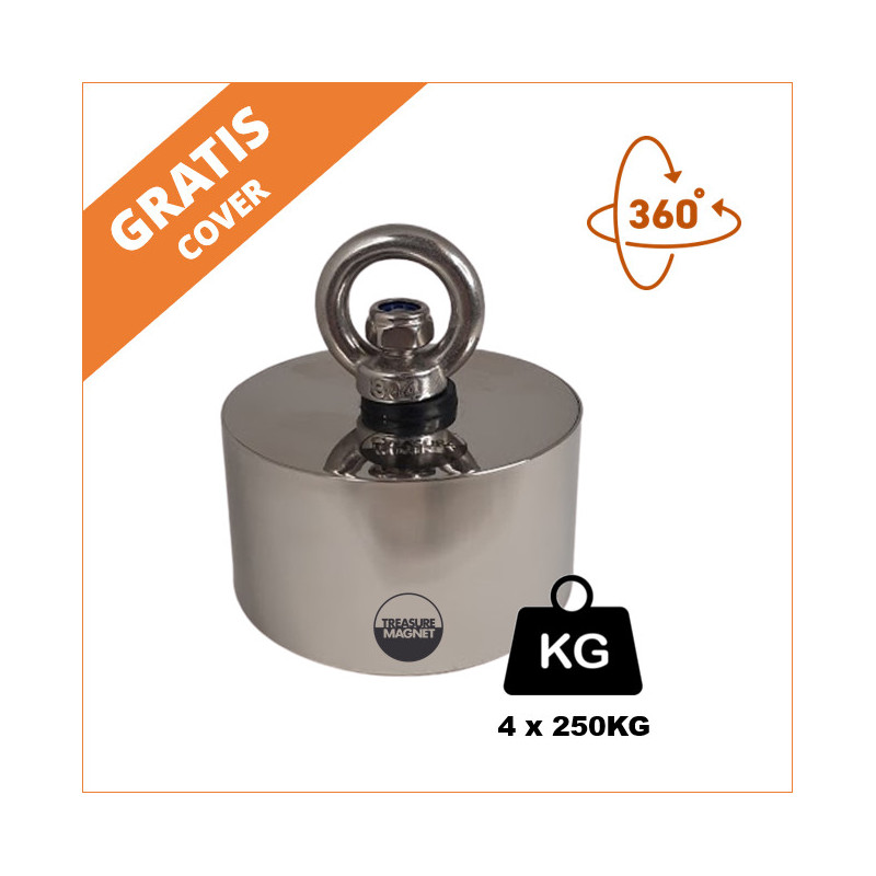 Punisher - 360° Fiskemagnet - 1000KG