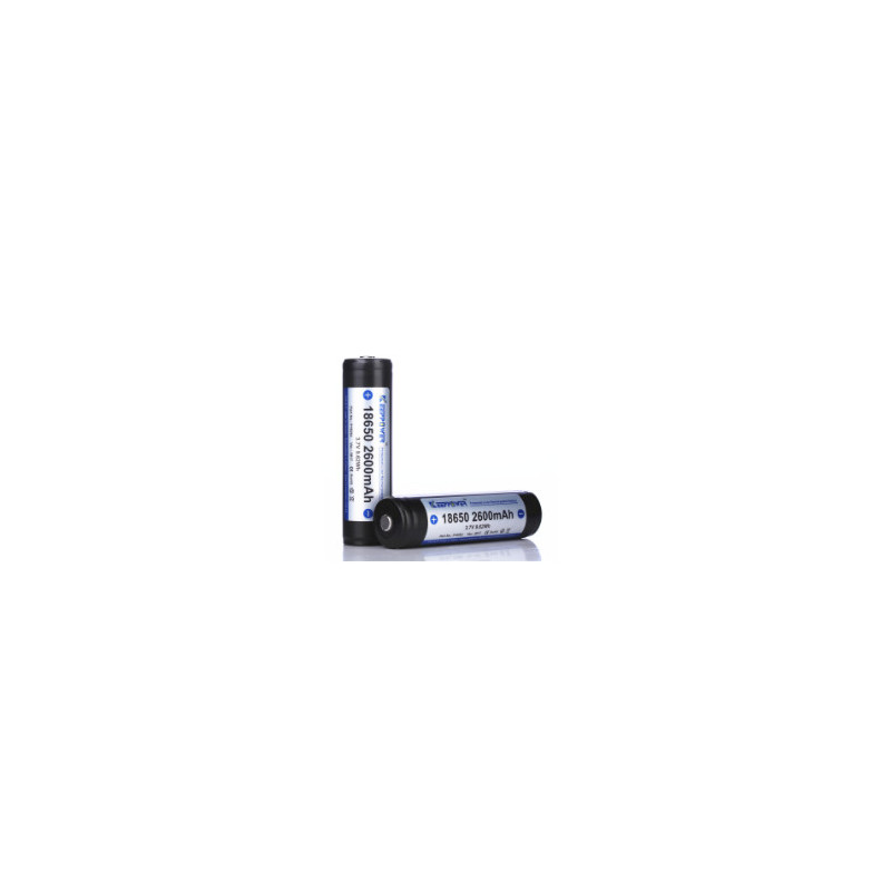 2 PACK 18650 KeepPower 2600mAh Protected Li-Ion batteri 3,7V