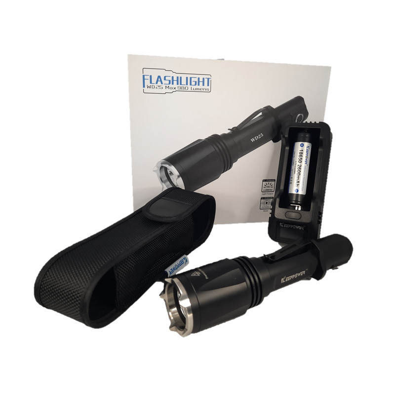 KeepPower Tatical lommelygte