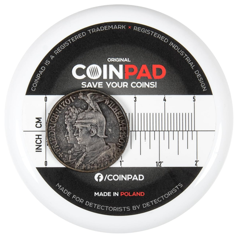 Coinpad mønterbeholder og fundæske - Treasurehunter.dk