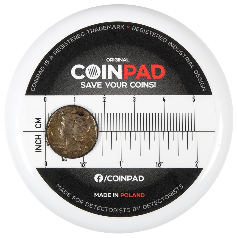 Coinpad XL mønterbeholder og fundæske - Treasurehunter.dk